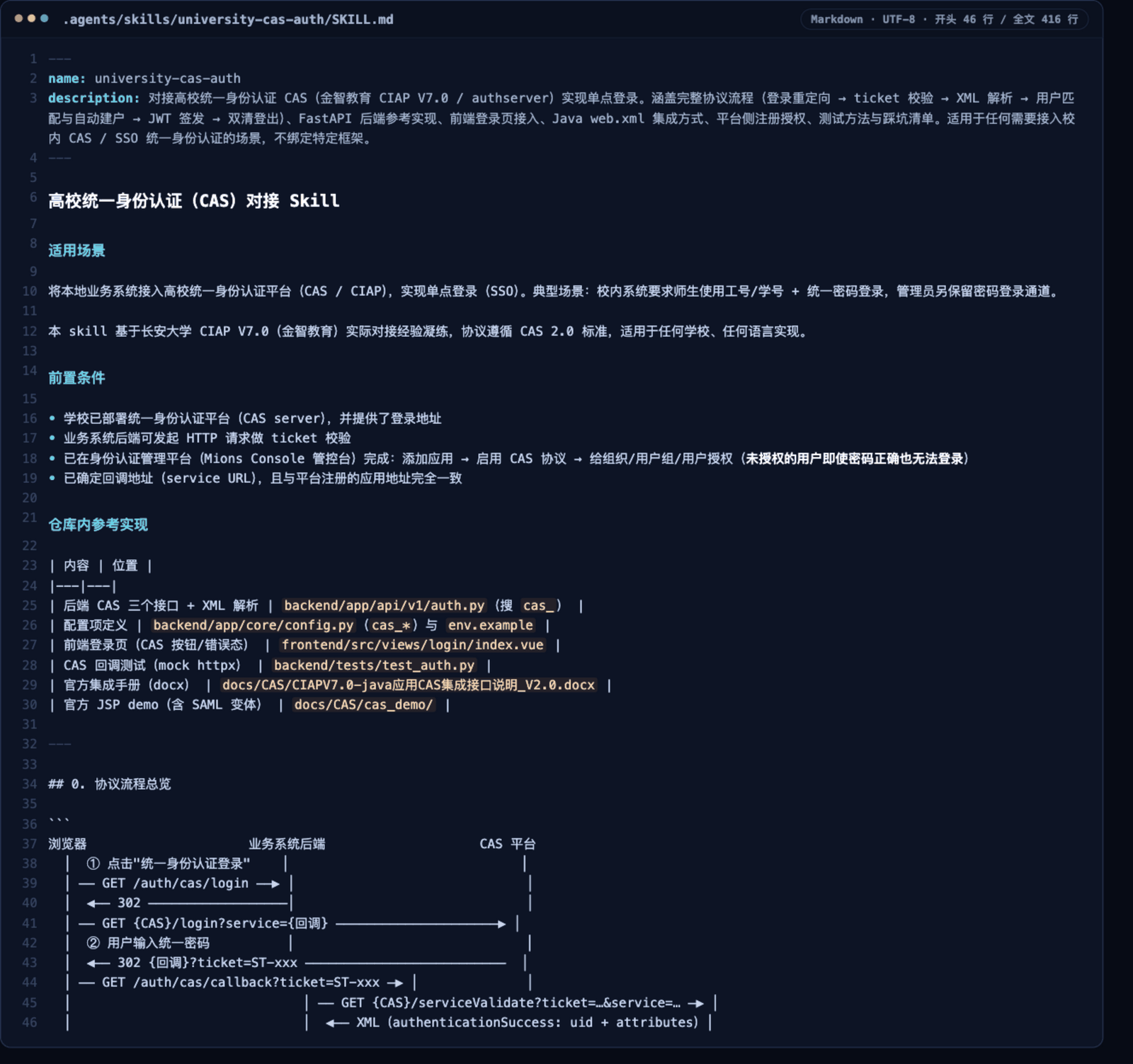 university-cas-auth SKILL.md